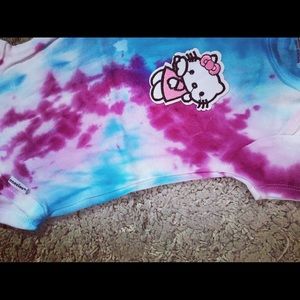 Handmade Hello Kitty Onesie w/ matching socks